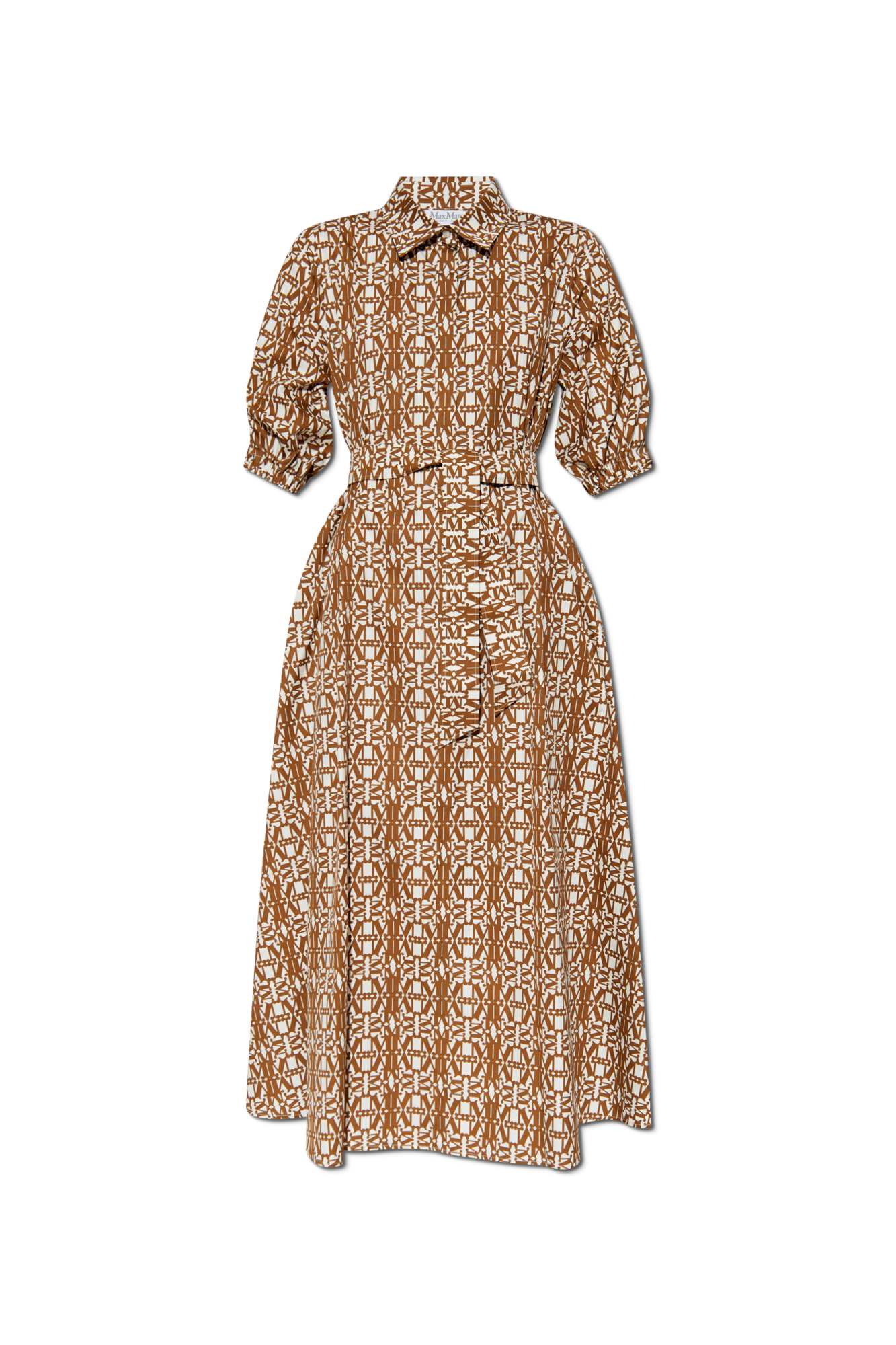 ★関税込★Max Mara Luxgi モノグラム ドレス Brown Dress with 'Luxigi' monogram Max Mara - Vitkac AS